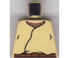 Torso SW Closed Shirt, Brown Belt, Light Nougat Neck Pattern