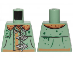 Torso Raincoat and Buckles Pattern