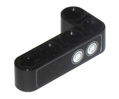Technic, Liftarm 2 x 4 L-Shape Thick with Headlights Pattern (Sticker) - Set 42025
