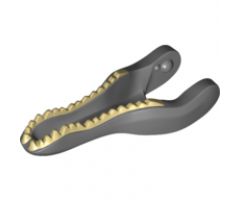 Animal, Body Part Dinosaur Jaw Lower Baryonyx with Tan Teeth Pattern