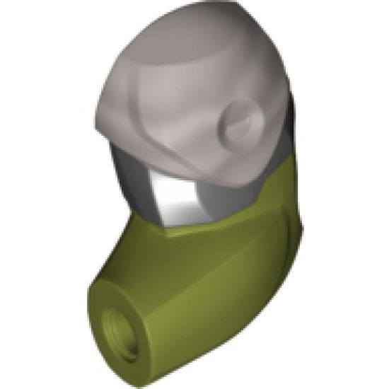 Arm Giant with Shoulder Armor, Left with Black Sleeve and Silver Plate Pattern
