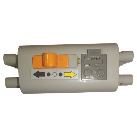 Electric, Battery Box 9V 4 x 11 x 7 PF with Black and Yellow Arrows Pattern (Sticker) - Set 9397