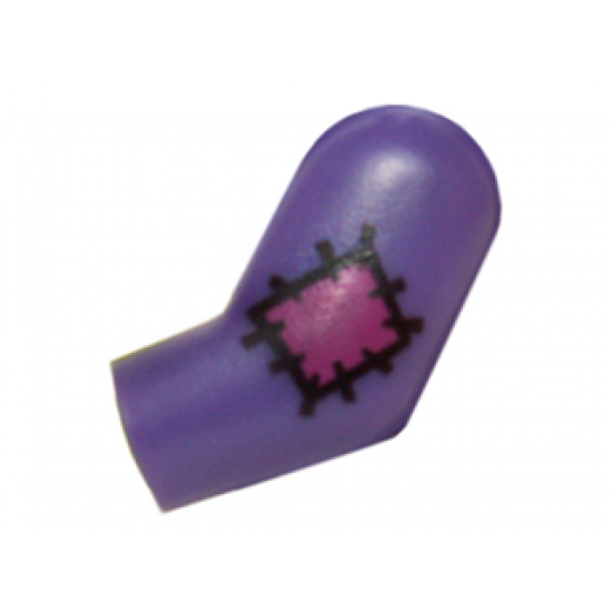 Arm, Left with Dark Pink Patch Pattern
