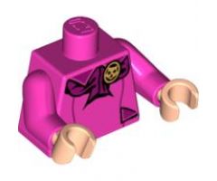 Torso Harry Potter Professor Umbridge Pattern / Dark Pink Arms / Light Nougat Hands