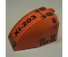 Windscreen 8 x 6 x 4 Canopy with Hinge and Helicopter 'XI-203' Pattern