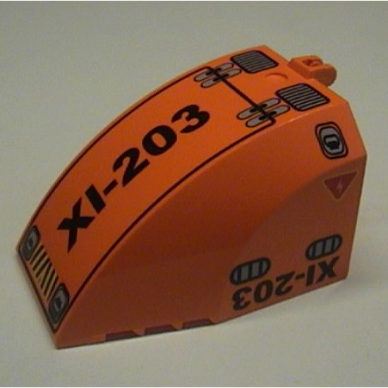 Windscreen 8 x 6 x 4 Canopy with Hinge and Helicopter 'XI-203' Pattern