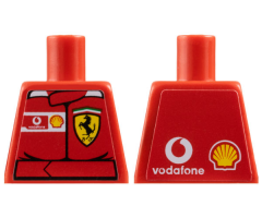 Torso Racers Ferrari front, Vodafone back (Stickers) without Driver Name Pattern