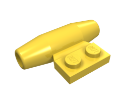 Aircraft Engine Smooth Small, 1 x 2 Side Plate without Axle Holders