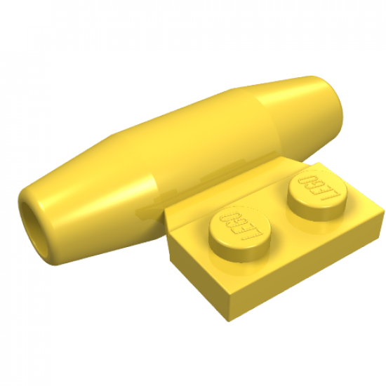 Aircraft Engine Smooth Small, 1 x 2 Side Plate without Axle Holders