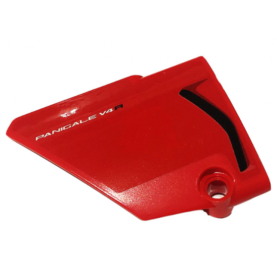 Technic, Panel Fairing #13 Large Short Smooth, Side A with 'PANIGALE V4R' and Black Air Intake Pattern (Sticker) - Set 42107