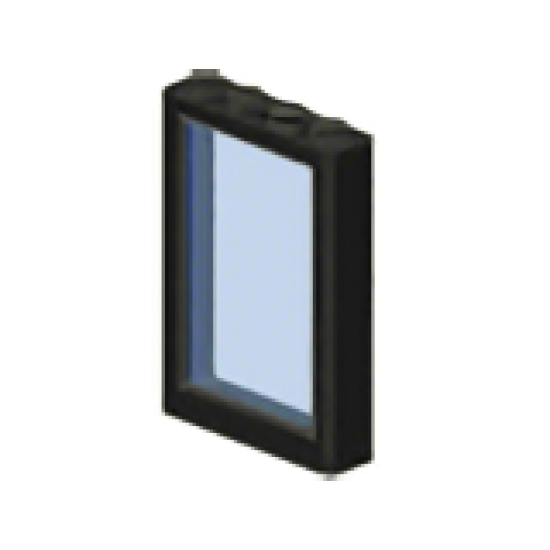 Window 1 x 4 x 5 with Trans-Light Blue Glass