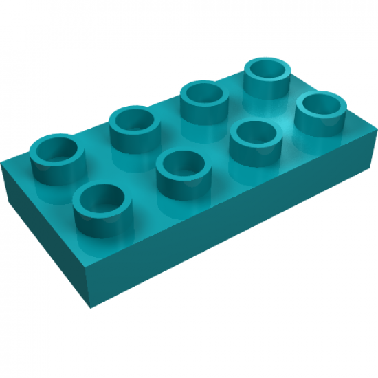 Duplo, Plate 2 x 4 x 1/2 (Thick)