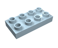 Duplo, Plate 2 x 4 x 1/2 (Thick)
