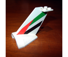 Tail Wedge with Emirates Logo Pattern on Both Sides (Stickers) - Set 1973