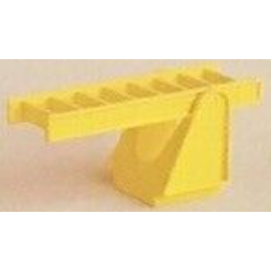 Duplo Ladder Stand 2 x 2 with Yellow Duplo Ladder 8 Rung (2223 / 2224)