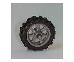 Wheel & Tire Assembly 15mm D. x 6mm City Motorcycle with Black Tire 21mm D. x 6mm City Motorcycle (50862 / 50861)