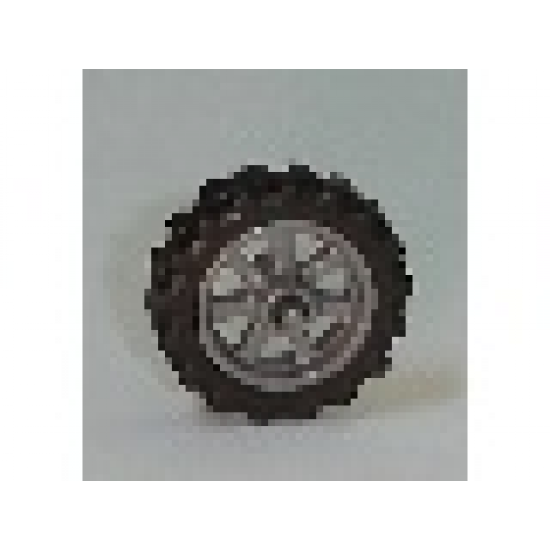 Wheel & Tire Assembly 15mm D. x 6mm City Motorcycle with Black Tire 21mm D. x 6mm City Motorcycle (50862 / 50861)