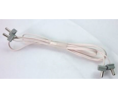 Electric, Wire 12V / 4.5V with 2 Leads, 96 Studs Long with 4 Light Gray Electric, Connector, 1-Way Male Squared (x466c96 / 765c01)