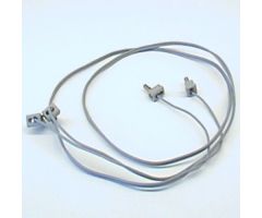 Electric, Wire 12V / 4.5V with 2 Leads, 96 Studs Long with 4 Light Gray Electric, Connector, 1-Way Male Squared (x466c96 / 765c01)
