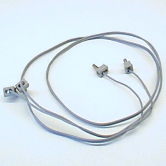 Electric, Wire 12V / 4.5V with 2 Leads, 96 Studs Long with 4 Light Gray Electric, Connector, 1-Way Male Squared (x466c96 / 765c01)