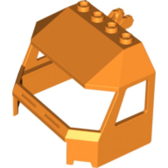 Windscreen 4 x 6 x 4 Cab with Hinge and 1 x 4 Bottom Cutout
