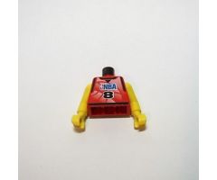 Torso NBA Player Number 8 Pattern / Yellow NBA Arms