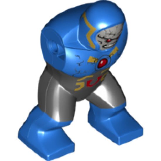 Body Giant, Darkseid with Black Pants with Gold and Red Markings and Red Circle on Chest Pattern