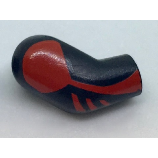 Arm, Right with Red Shoulder and Stripes Pattern