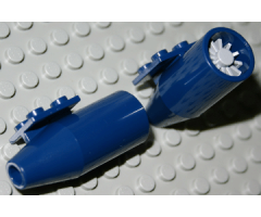 Aircraft Engine Smooth Large, 2 x 2 Thin Top Plate with Light Bluish Gray Center (4868b / 4869)