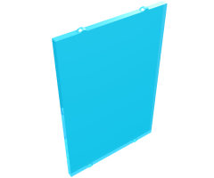 Glass for Window 1 x 4 x 5