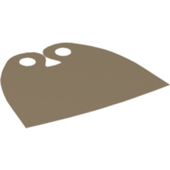 Minifigure, Body Wear Cape Cloth, Triangle Neck Cut - Spongy Stretchable Fabric
