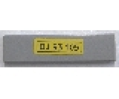 Tile 1 x 4 with 'OJ 93 105' Pattern (Sticker) - Sets 2148 / 10156
