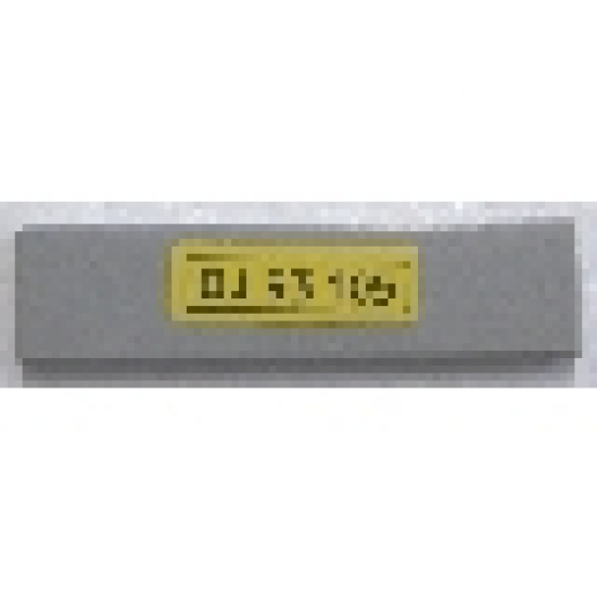 Tile 1 x 4 with 'OJ 93 105' Pattern (Sticker) - Sets 2148 / 10156