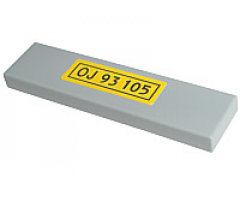 Tile 1 x 4 with 'OJ 93 105' Pattern (Sticker) - Sets 2148 / 10156