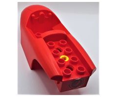 Duplo, Toolo Racer Body 4 x 2 Studs in Back