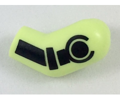 Arm, Left with Black Minifigure Skeleton Pattern