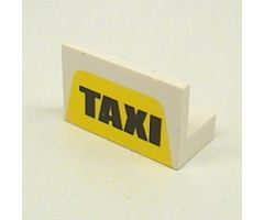 Panel 1 x 2 x 1 with 'TAXI' on Yellow Pattern