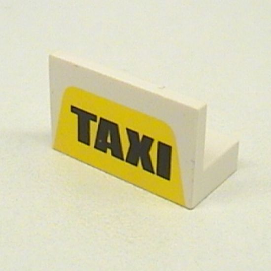 Panel 1 x 2 x 1 with 'TAXI' on Yellow Pattern