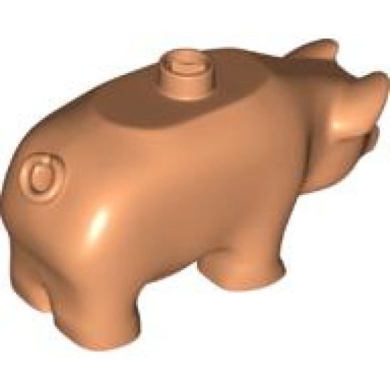 Duplo, Animal Pig Adult, Lowered Head