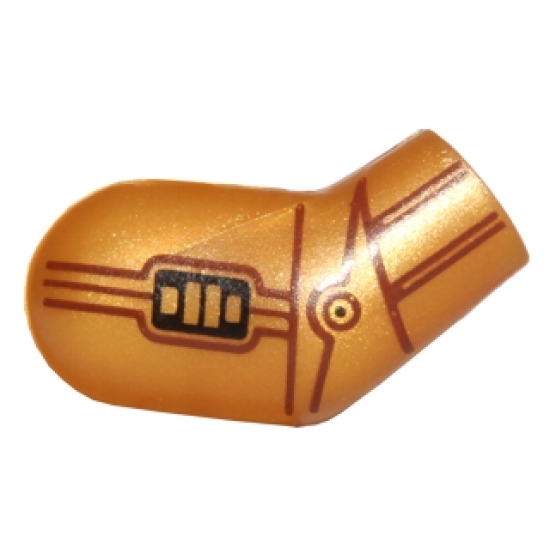 Arm, Right with SW C-3PO Droid Pattern
