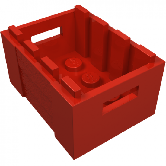 Container Crate 3 x 4 x 1 2/3 with Handholds