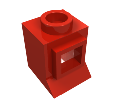 Window 1 x 1 x 1 with Extended Lip, with fixed Glass