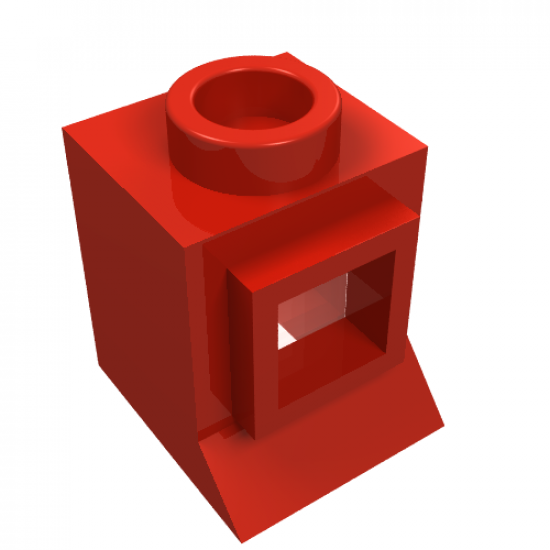 Window 1 x 1 x 1 with Extended Lip, with fixed Glass