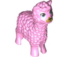 Alpaca / Llama, Friends with Metallic Blue Eyes and Gold Muzzle Pattern