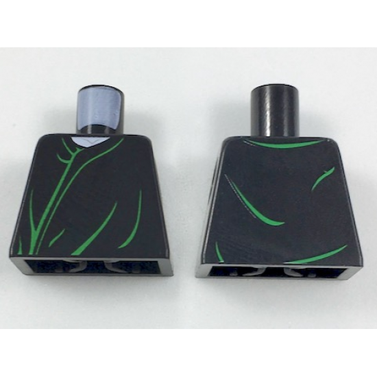 Torso Harry Potter Voldemort with Green Robe Lines Pattern