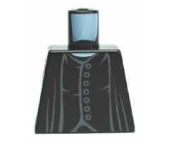Torso Harry Potter Professor Snape 7 Gray Buttons Pattern