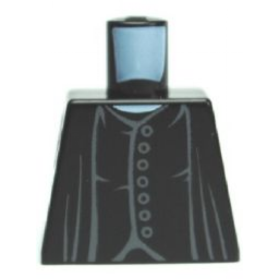 Torso Harry Potter Professor Snape 7 Gray Buttons Pattern