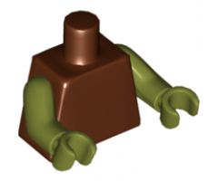 Torso Plain / Olive Green Arms / Olive Green Hands