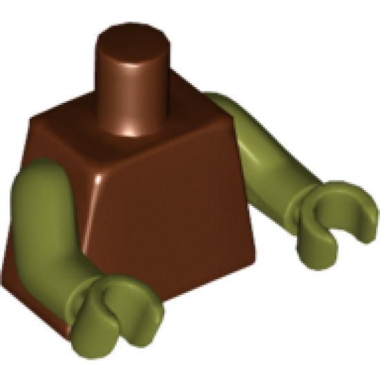 Torso Plain / Olive Green Arms / Olive Green Hands