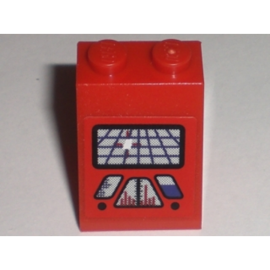Slope 65 2 x 2 x 2 with Bottom Tube with Control Console Pattern (Sticker) - Set 5984